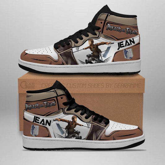 Jean Kirstein Sneakers Attack On Titan Anime Sneakers - 1 - GearAnime