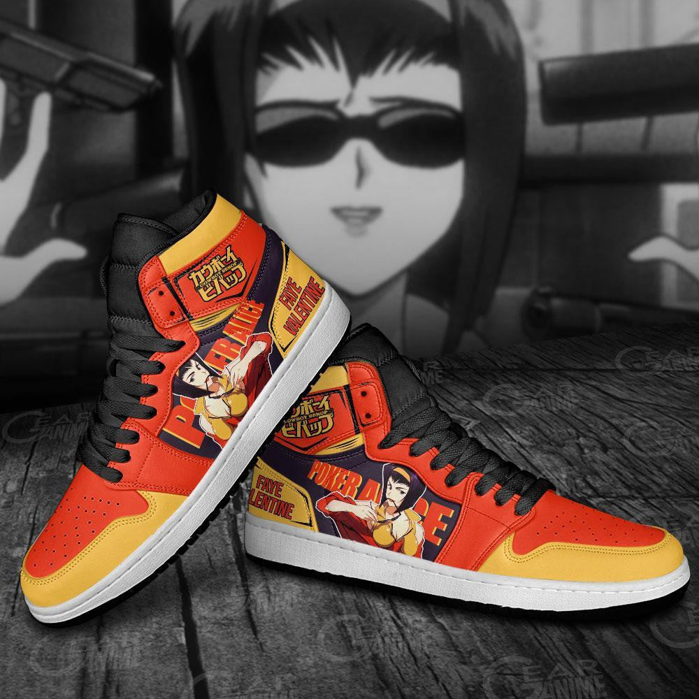 Faye Valentine Sneakers Cowboy Bebop Anime Custom Shoes MN10 - 5 - GearAnime