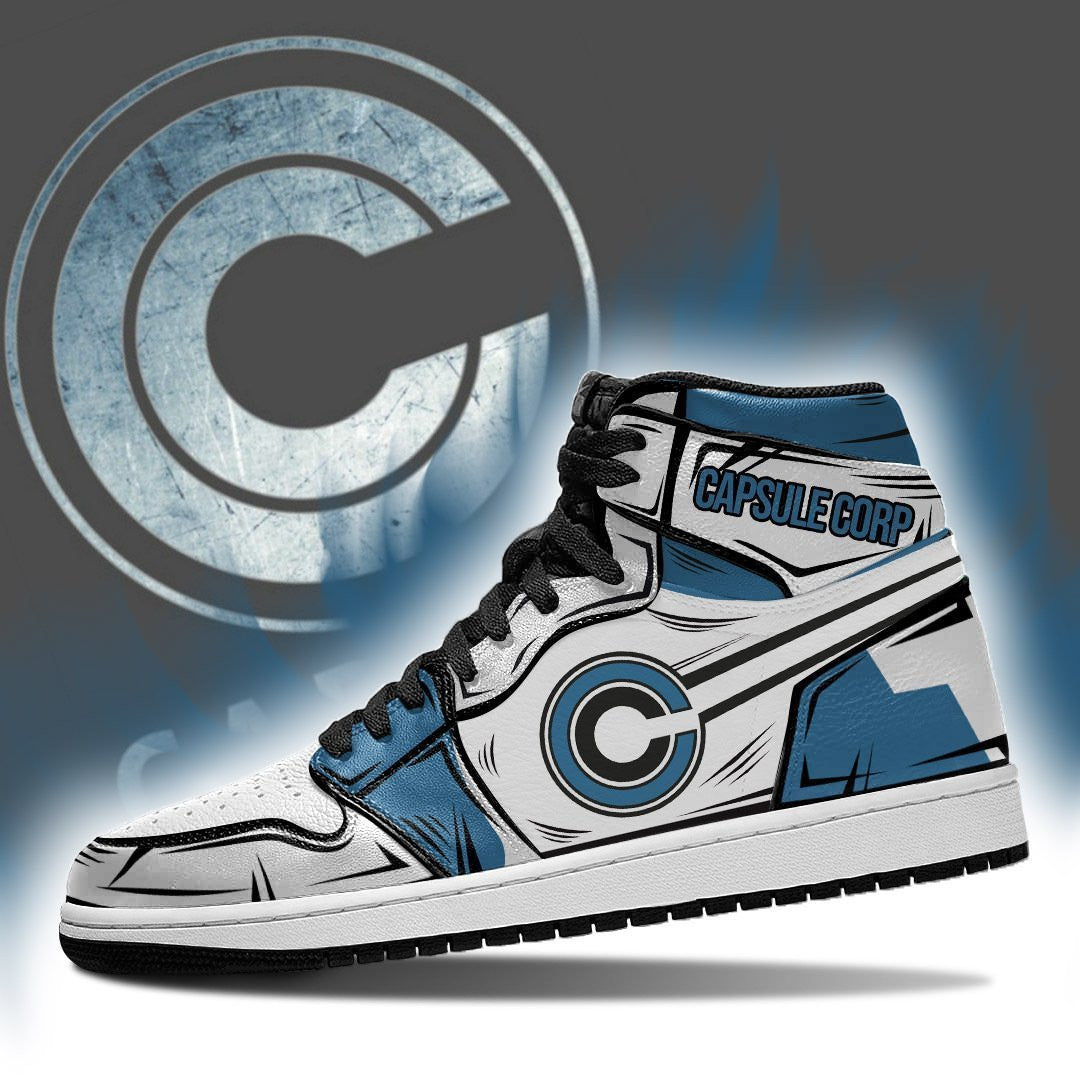 Capsule Corp Sneakers Custom Anime Dragon Ball Shoes - 3 - GearAnime