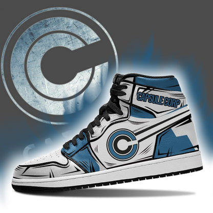 Capsule Corp Sneakers Custom Anime Dragon Ball Shoes - 3 - GearAnime