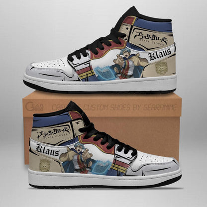 Golden Dawn Klaus Sneakers Black Clover Anime Shoes - 2 - GearAnime