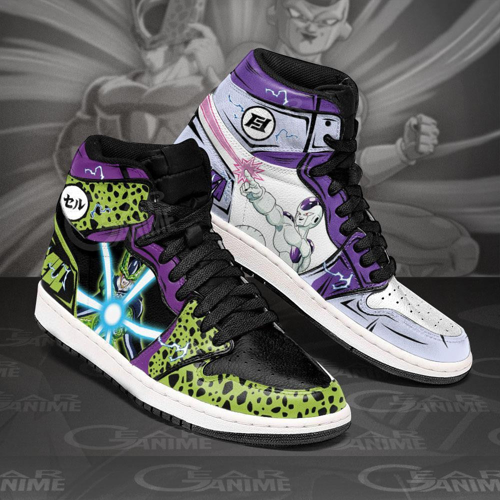 Frieza And Perfect Cell Sneakers Dragon Ball Custom Anime Shoes - 2 - GearAnime