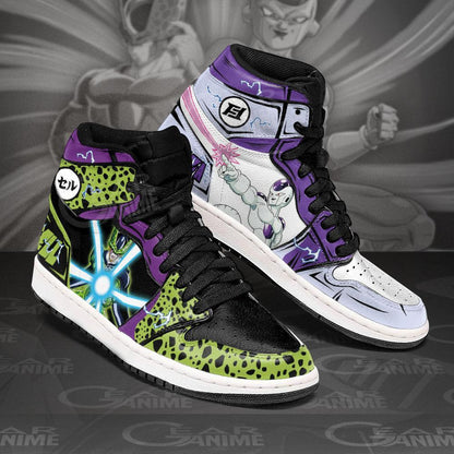 Frieza And Perfect Cell Sneakers Dragon Ball Custom Anime Shoes - 2 - GearAnime