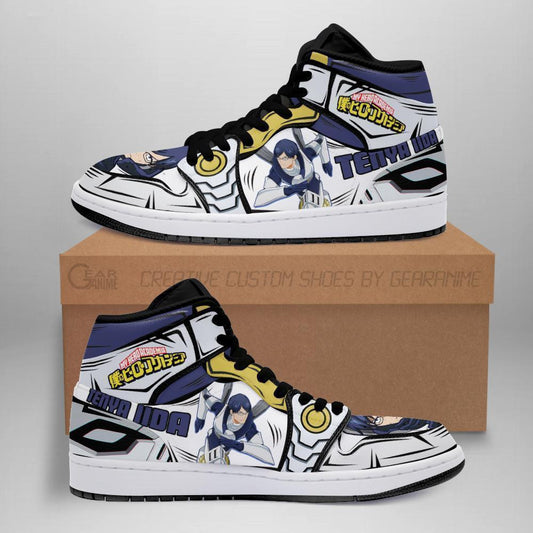 BNHA Tenya Ingenium Sneakers Custom Anime My Hero Academia Shoes - 1 - GearAnime