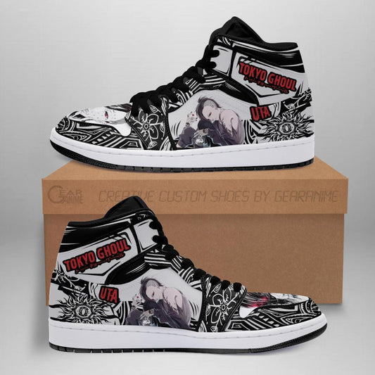 Tokyo Ghoul Uta Sneakers Custom Tokyo Ghoul Anime Shoes MN05 - 1 - GearAnime