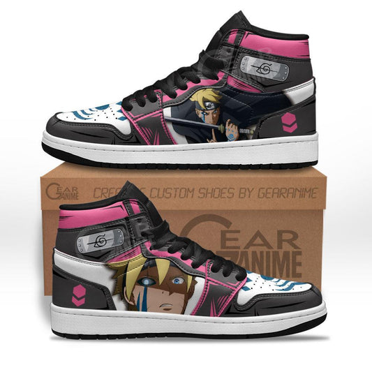 Uzumaki Boruto Sneakers Custom Anime Boruto Shoes - 1 - GearAnime