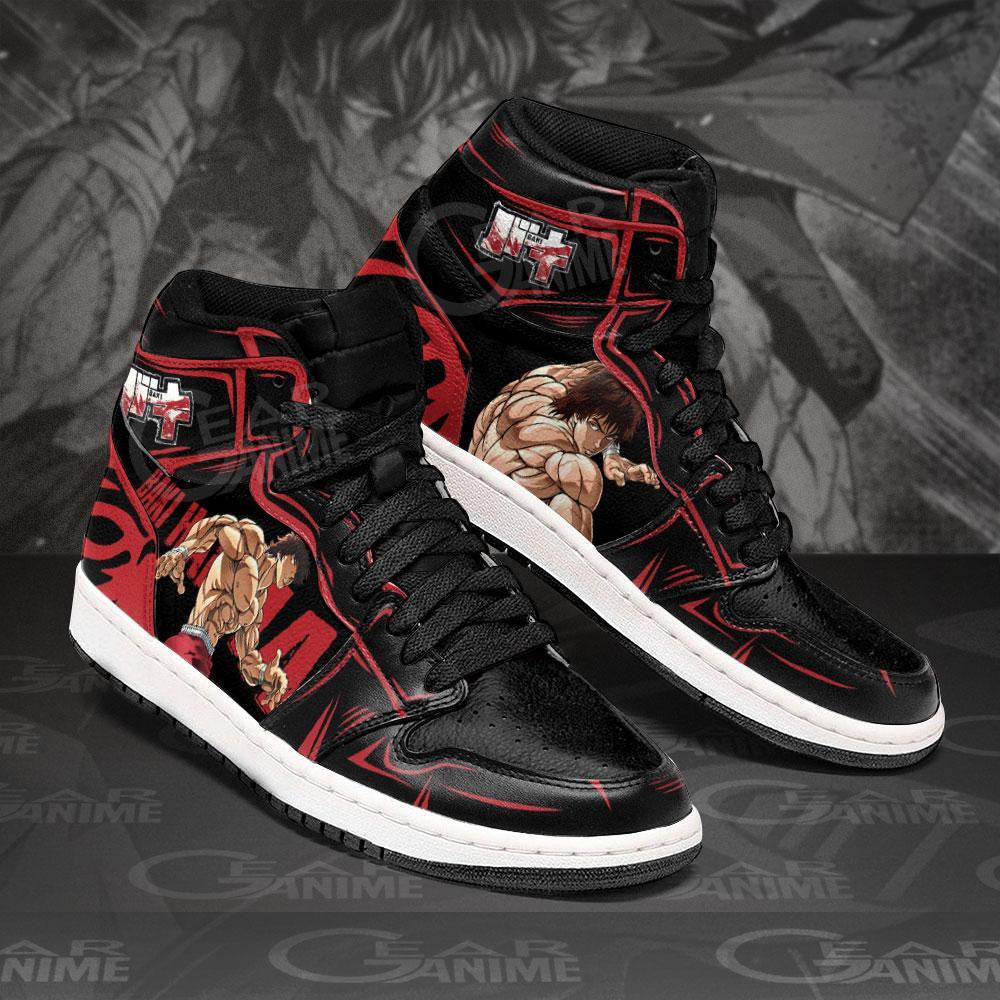 Baki Hanma Sneakers Baki Custom Anime Shoes MN11 - 2 - GearAnime