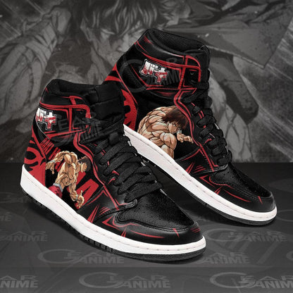 Baki Hanma Sneakers Baki Custom Anime Shoes MN11 - 2 - GearAnime