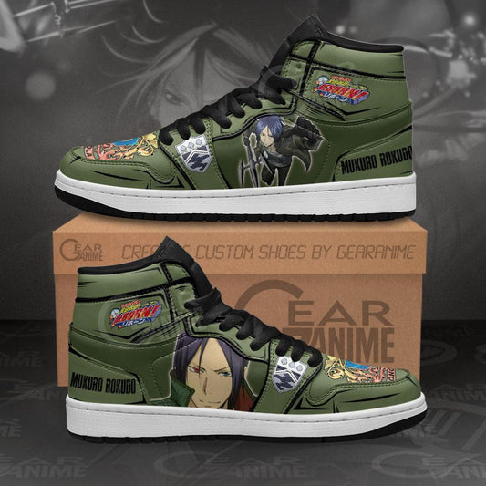 Mukuro Rokudo Sneakers Reborn Custom Anime Shoes MN11 - 1 - GearAnime