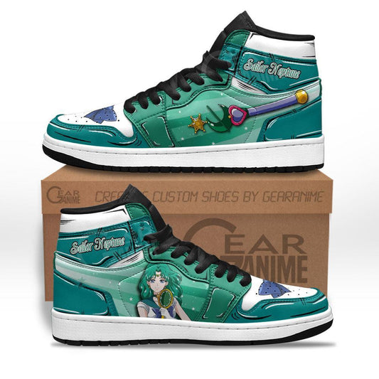 Sailor Neptune Sneakers Custom Anime Sailor Moon Shoes - 1 - GearAnime