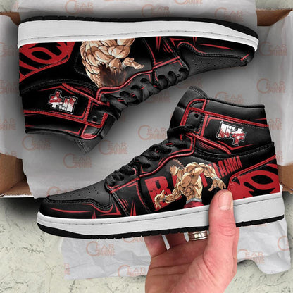 Baki Hanma Sneakers Baki Custom Anime Shoes MN11 - 4 - GearAnime