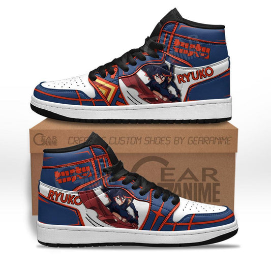 Ryuko Matoi Sneakers Custom Anime Kill La Kill Shoes - 1 - GearAnime