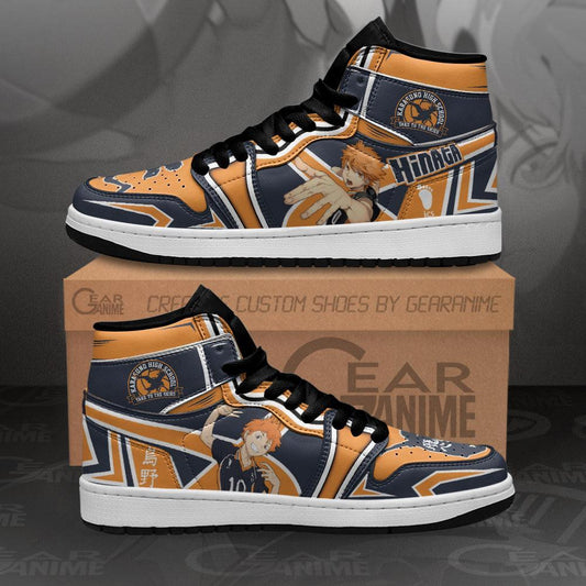 Karasuno Hinata Shoyo Sneakers Haikyuu Anime Shoes MN10 - 1 - GearAnime
