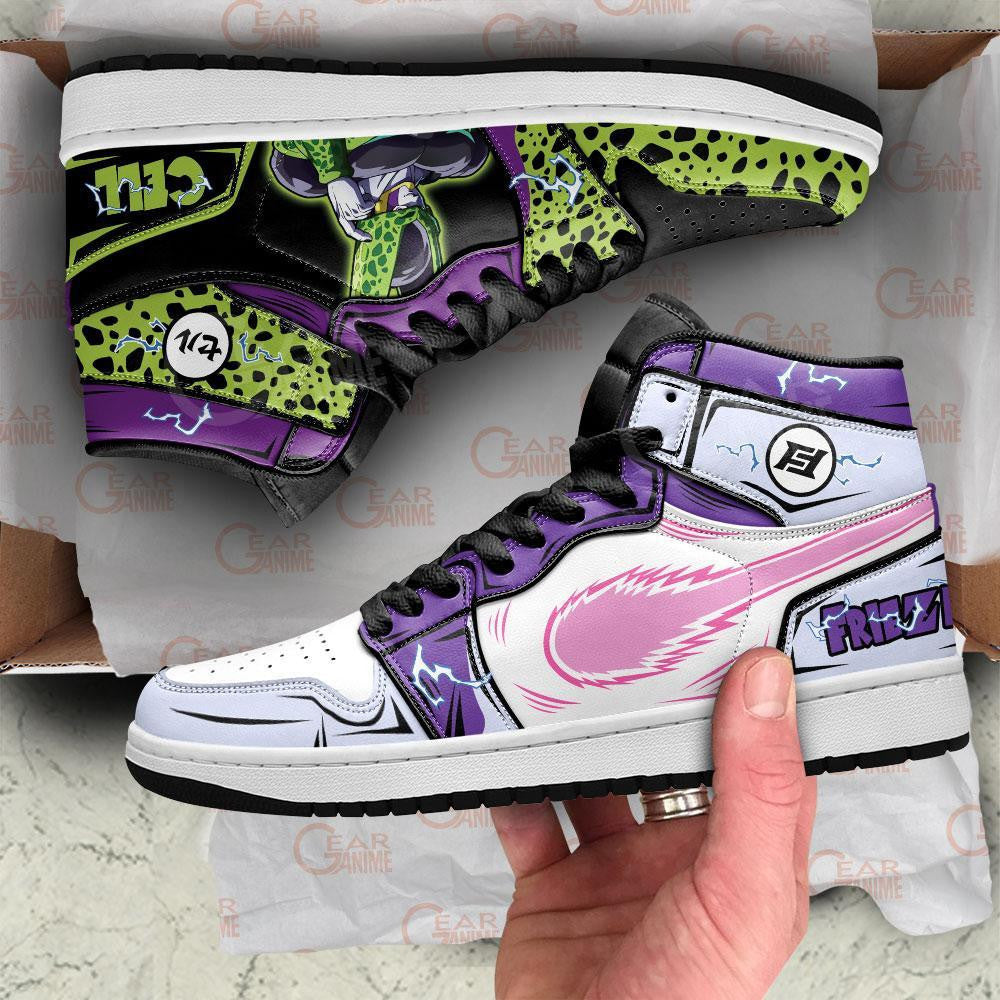 Frieza And Perfect Cell Sneakers Dragon Ball Custom Anime Shoes - 4 - GearAnime
