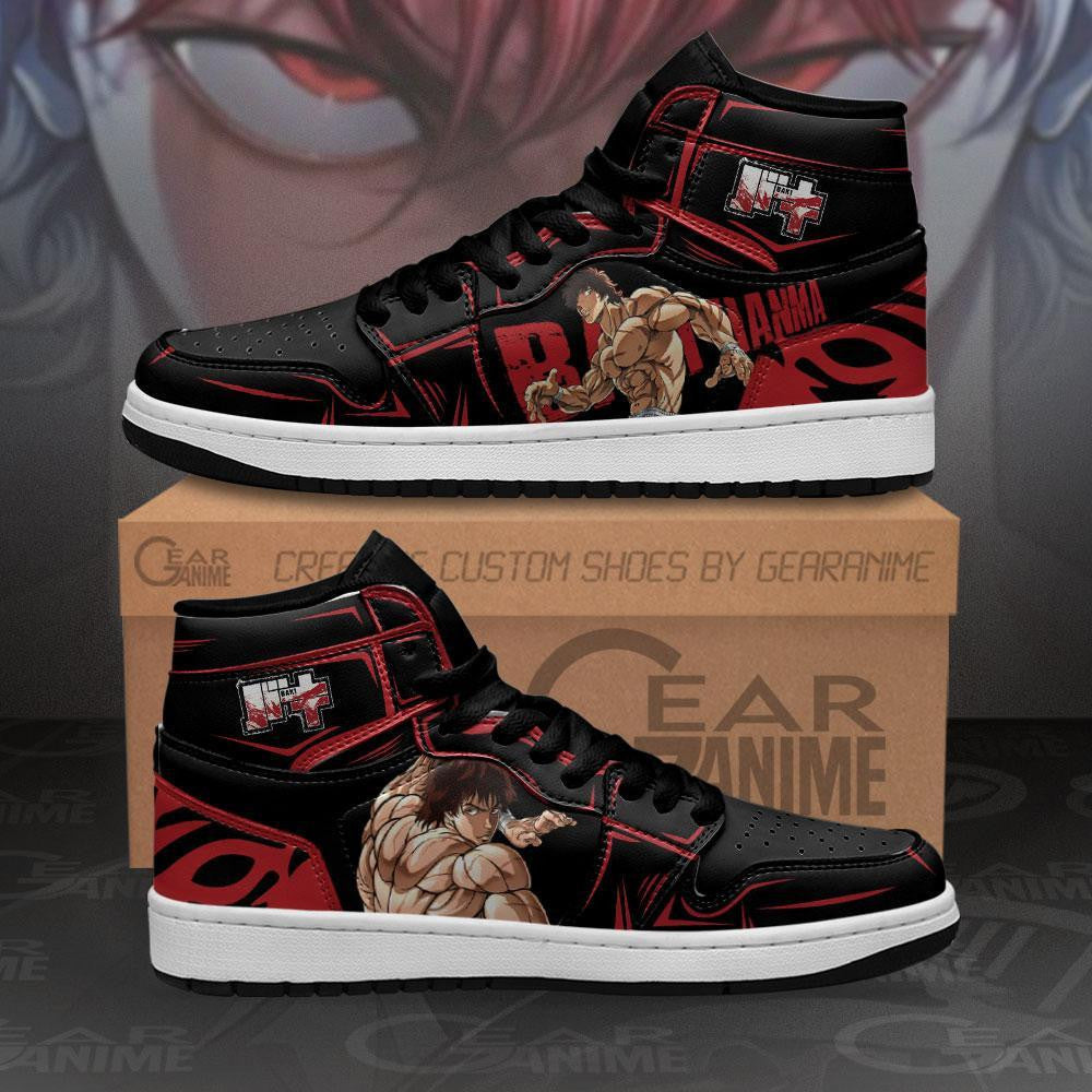 Baki Hanma Sneakers Baki Custom Anime Shoes MN11 - 1 - GearAnime