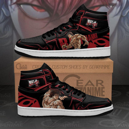 Baki Hanma Sneakers Baki Custom Anime Shoes MN11 - 1 - GearAnime