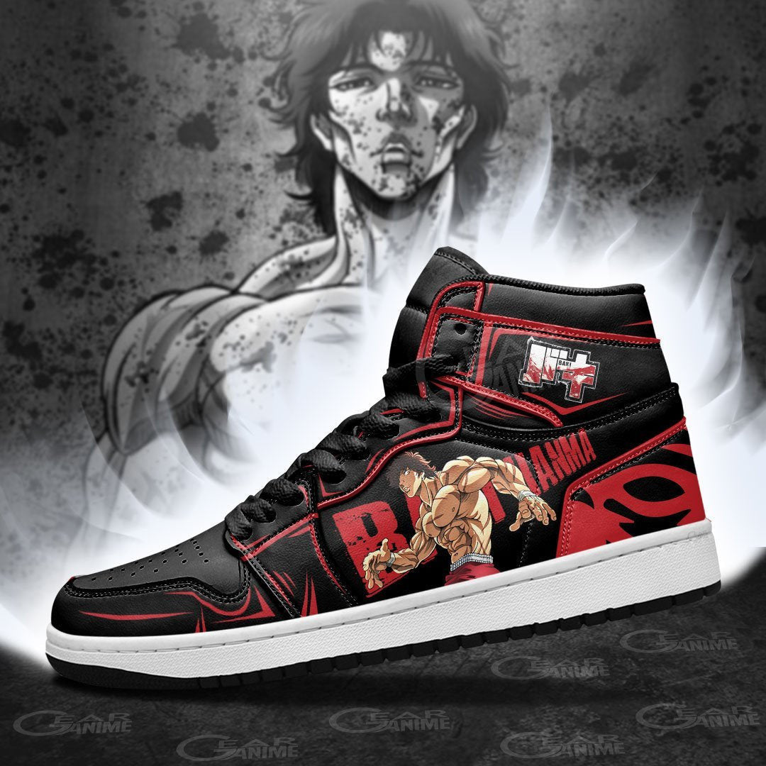 Baki Hanma Sneakers Baki Custom Anime Shoes MN11 - 3 - GearAnime