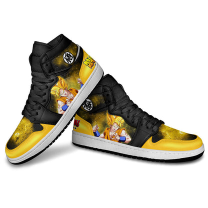 Goku Super Saiyan Sneakers Custom Dragon Ball Anime Shoes Mix GalaxyGear Anime