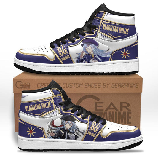 Vladilena Milize Sneakers Custom Anime 86 Eighty Six Shoes - 1 - GearAnime