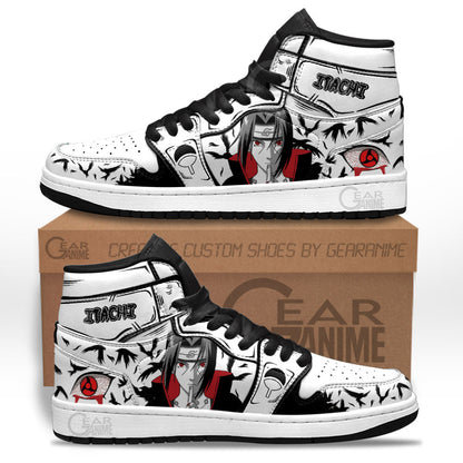 Itachi Mangekyou Sharingan Anime Custom Shoes MN1609 Gear Anime