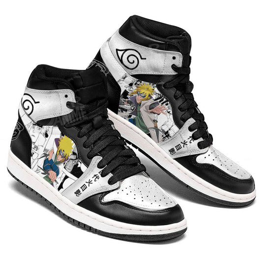 Minato Namikaze Sneakers Custom Anime Shoes Mix MangaGear Anime