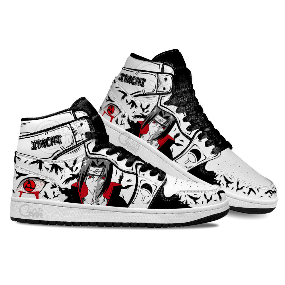 Itachi Mangekyou Sharingan Anime Custom Shoes MN1609 Gear Anime
