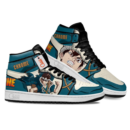 Dr Stone Chrome Anime Shoes Custom Sneakers MN1601 Gear Anime
