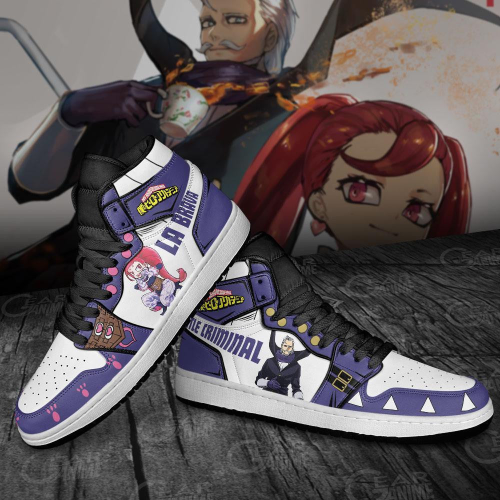Gentle Criminal And La Brava Sneakers MHA Custom Anime Shoes - 4 - GearAnime