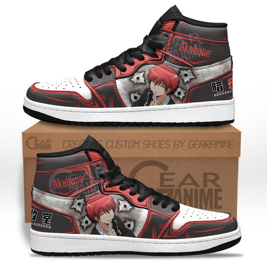 Karma Akabane Sneakers Custom Assassination Classroom Anime ShoesGear Anime