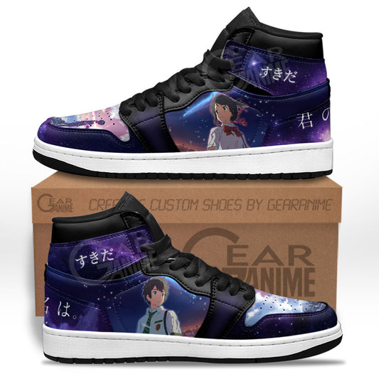 Your Name Mitsuha and Taki Sneakers Custom Anime Shoes MV1409 Gear Anime