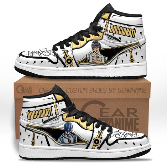 JoJo's Bizarre Adventure Bruno Bucciarati Sneakers Custom Anime Shoes - 1 - GearAnime
