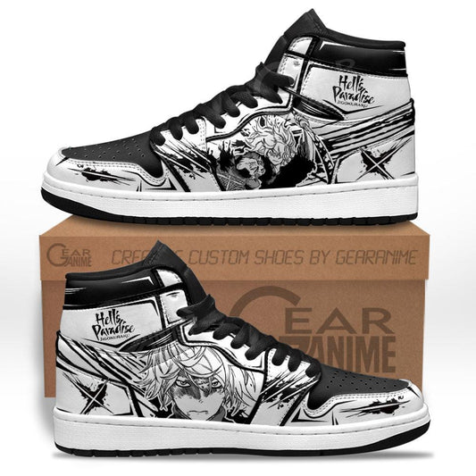 Hell's Paradise Jigokuraku Gabimaru The Hollow Sneakers Custom Anime Shoes - 1 - GearAnime