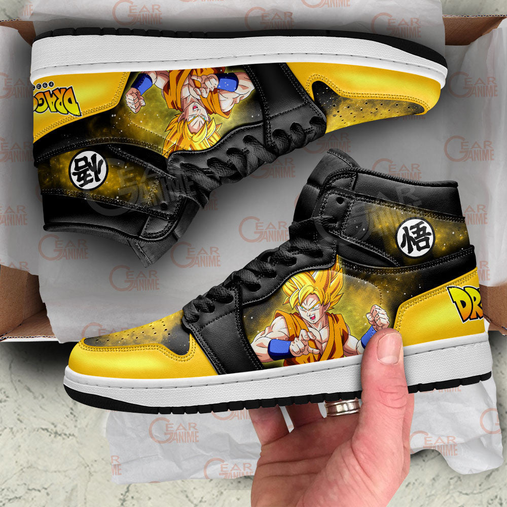 Goku Super Saiyan J1s Sneakers Anime Custom