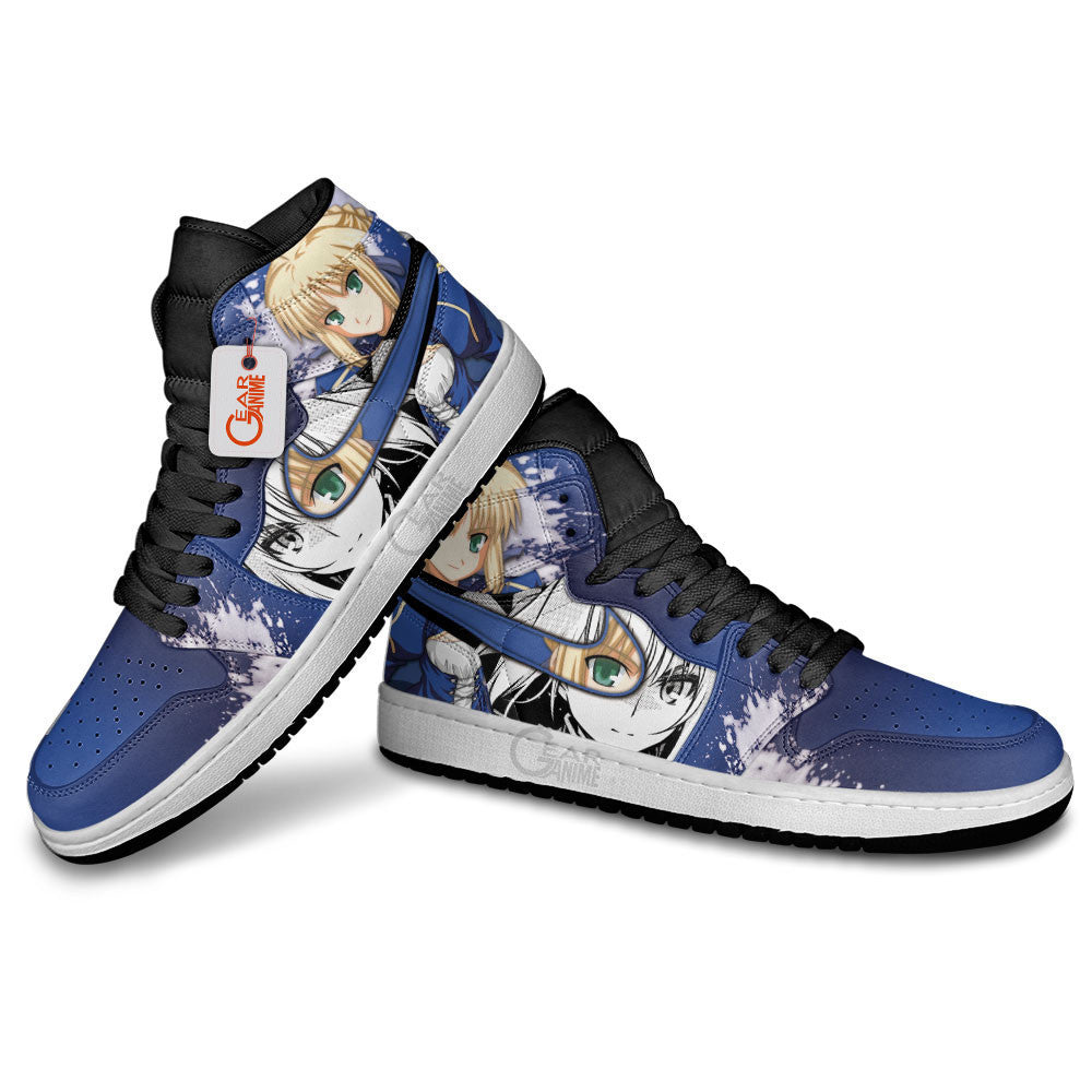 Saber J1s Sneakers Anime Custom