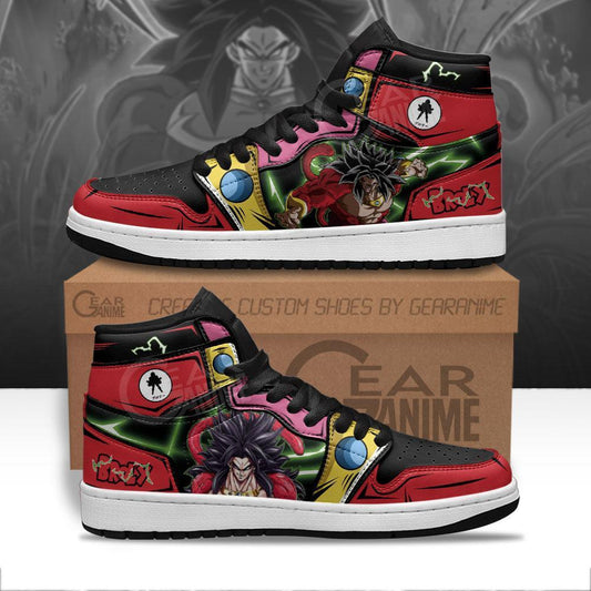 Broly SSJ4 Sneakers Custom Anime Dragon Ball Shoes - 1 - GearAnime