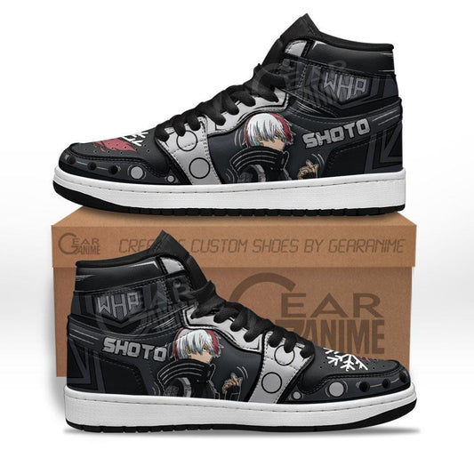 Musketeer Shoto Todoroki Sneakers Custom Anime My Hero Academia Shoes - 1 - GearAnime