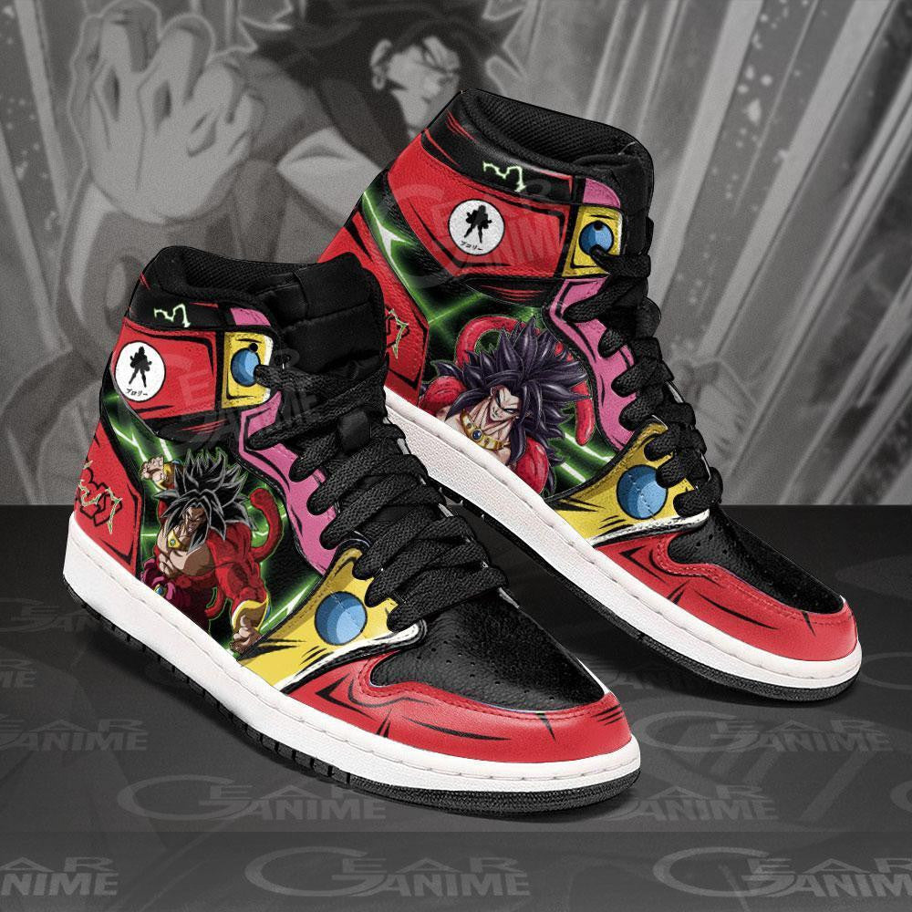 Broly SSJ4 Sneakers Custom Anime Dragon Ball Shoes - 2 - GearAnime