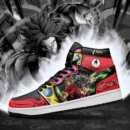 Broly SSJ4 Sneakers Custom Anime Dragon Ball Shoes - 3 - GearAnime