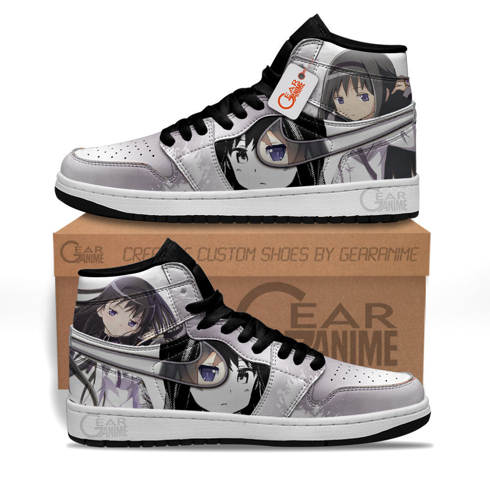 Homura Akemi Anime Sneakers Puella Magi Madoka Magica Custom Shoes MN0504 Gear Anime