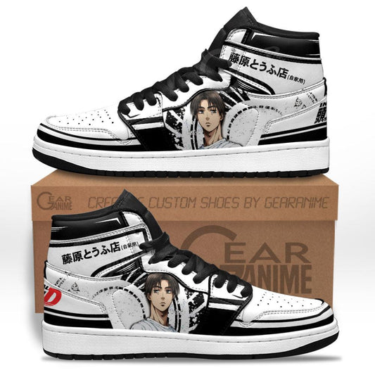 Initial D Takumi Fujiwara Sneakers Custom Anime Shoes - 1 - GearAnime