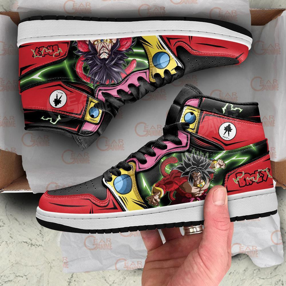 Broly SSJ4 Sneakers Custom Anime Dragon Ball Shoes - 4 - GearAnime