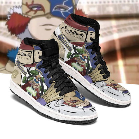 Golden Dawn William Vangeance Sneakers Black Clover Anime Shoes - 1 - GearAnime