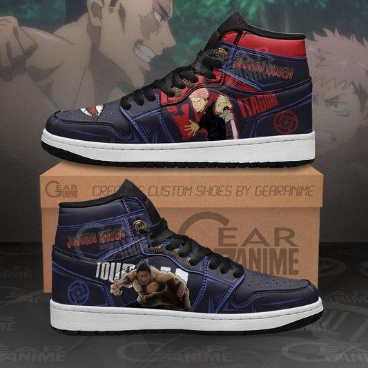 Itadori and Toudou Sneakers Custom Jujutsu Kaisen Anime Shoes - 1 - GearAnime
