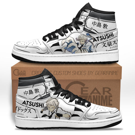 Atsushi Nakajima Sneakers Bungo Stray Dogs Custom Anime Shoes for OtakuGear Anime