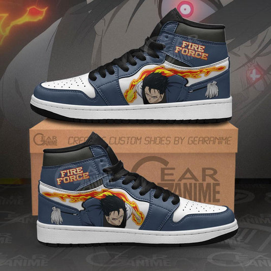 Fire Force Benimaru Shinmon Sneakers Custom Anime Shoes - 1 - GearAnime