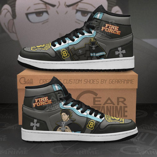 Fire Force Akitaru Obi Sneakers Custom Anime Shoes - 1 - GearAnime