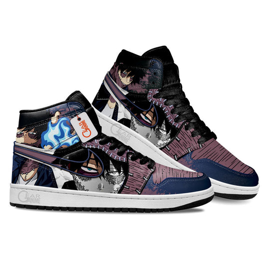 Dabi Shoes MHA Anime Custom Sneakers MN2102 Gear Anime