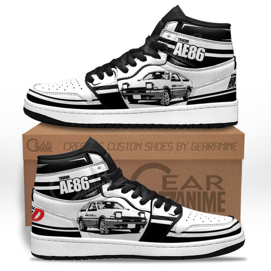 AE86 Sneakers Initial D Custom Anime Shoes for OtakuGear Anime