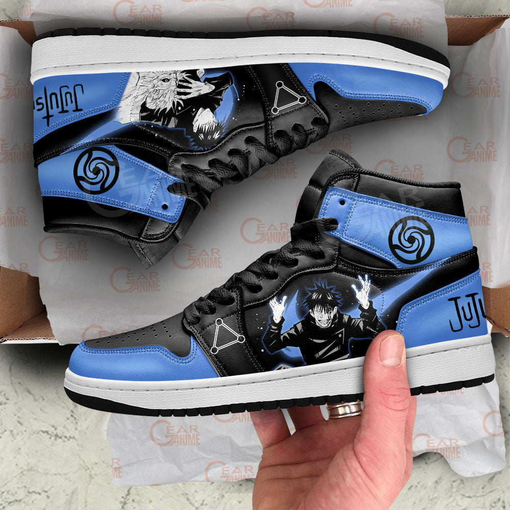 Megumi Fushiguro J1s Sneakers Anime Custom