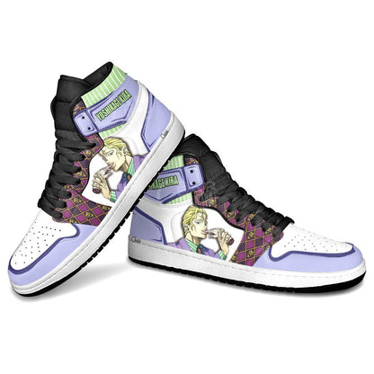 JoJo's Bizarre Adventure Yoshikage Kira Sneakers Custom Anime Shoes - 4 - GearAnime